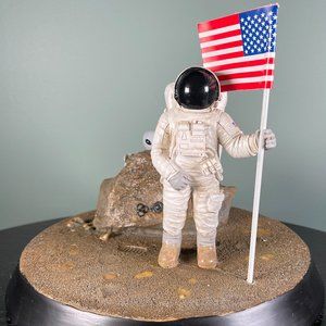 Roger L. Phillips Close Encounters Studios Moon Landing Conspiracy Alien Statue